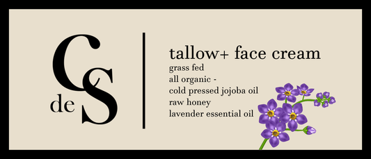 beef tallow skin cream lavender