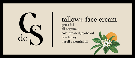 beef tallow skin cream neroli