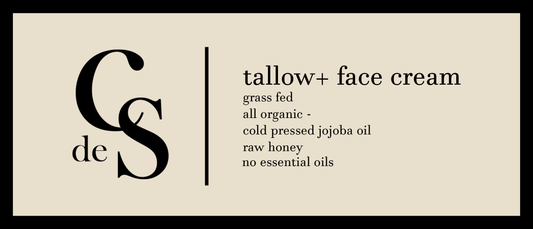 all natural skin care tallow cream